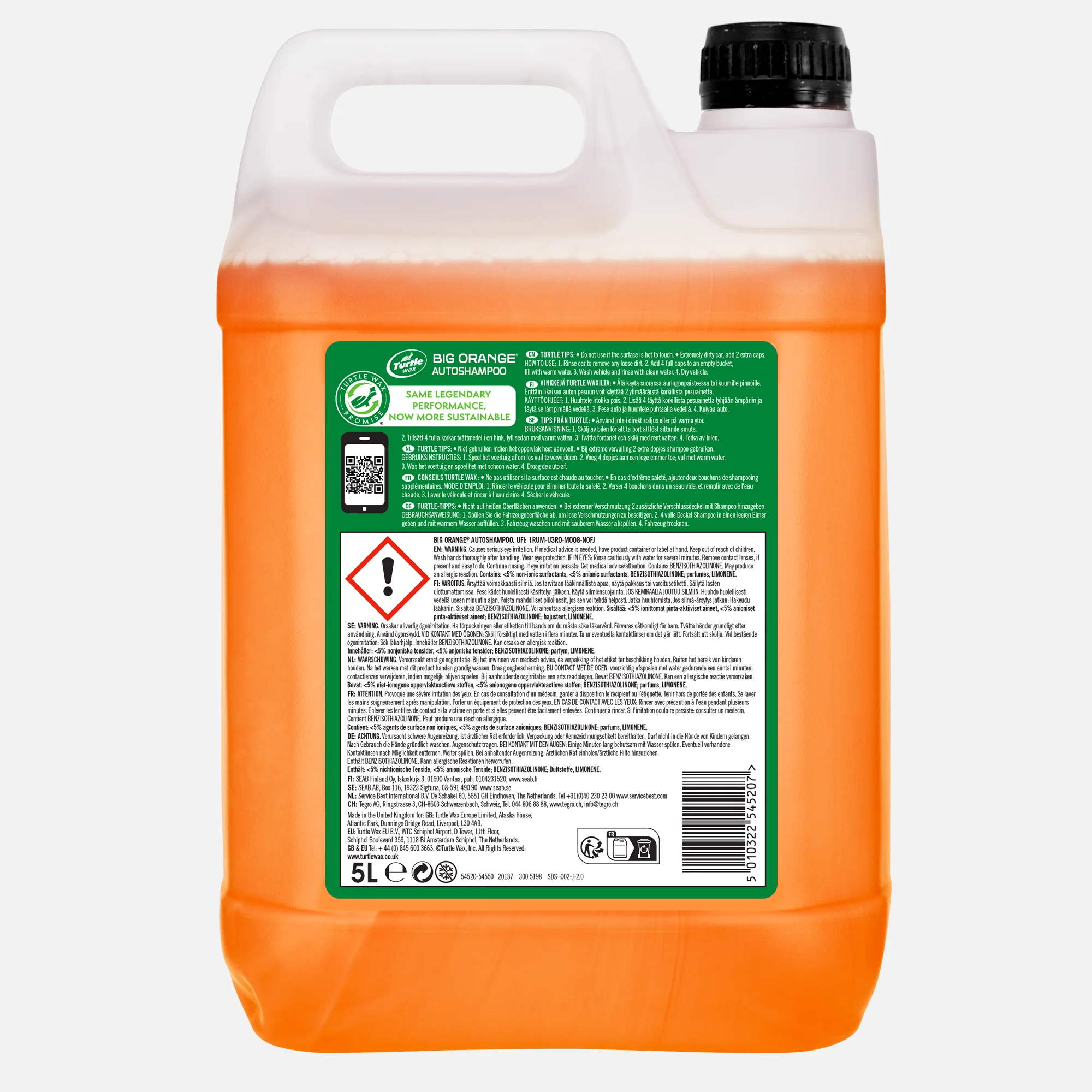 Big Orange Autoshampoo, 5L - Image 6