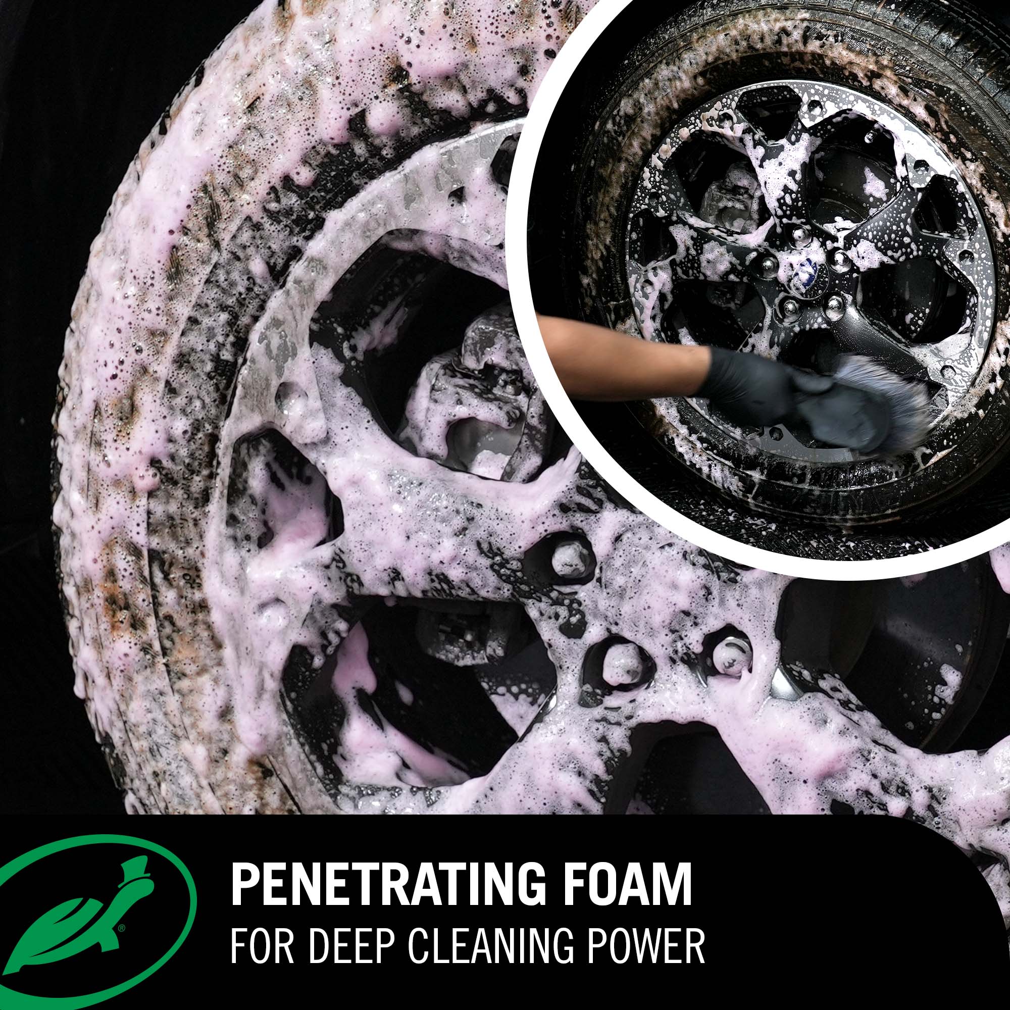 Hybrid Solutions Hyper Foam Wheel Cleaner & Tyre Prep, 680ml - Image 3
