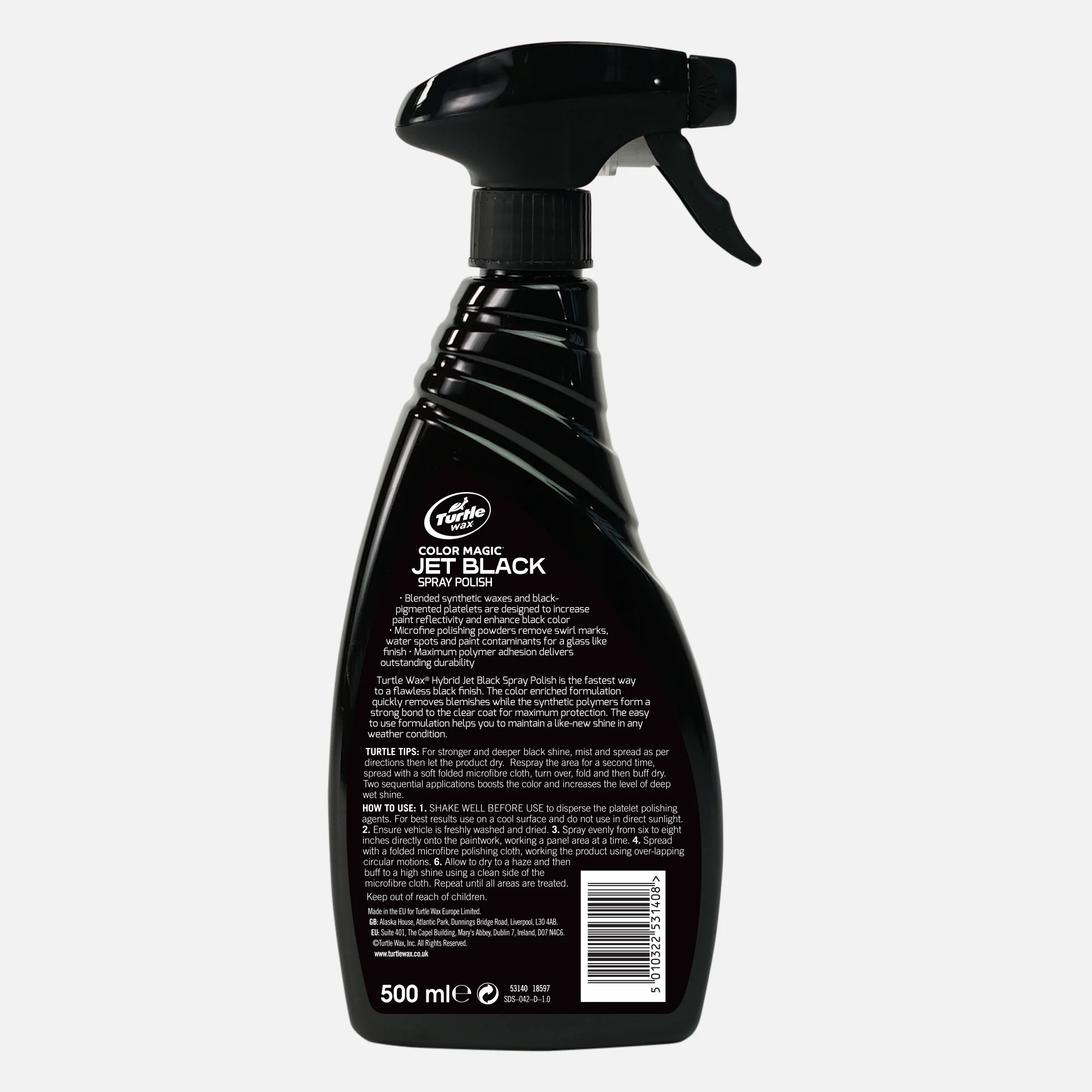 Color Magic® Spray Polish - Jet Black 500ml - Image 8