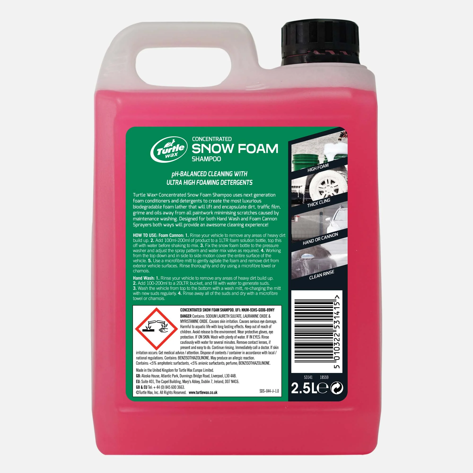 Concentrated Snow Foam Shampoo, 2.5L - Image 5
