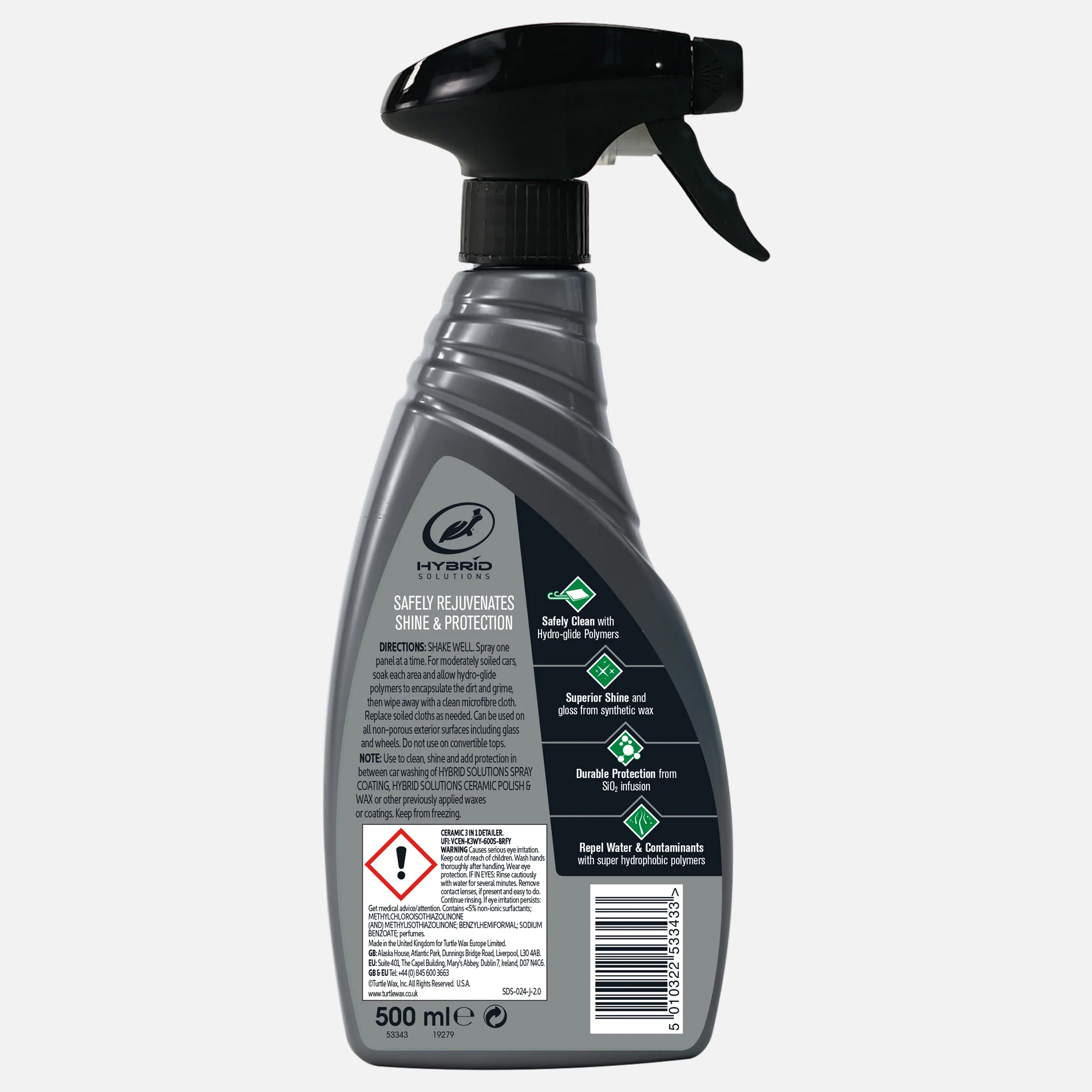 Hybrid Solutions Ceramic 3-in-1 Detailer, 500ml - Image 8