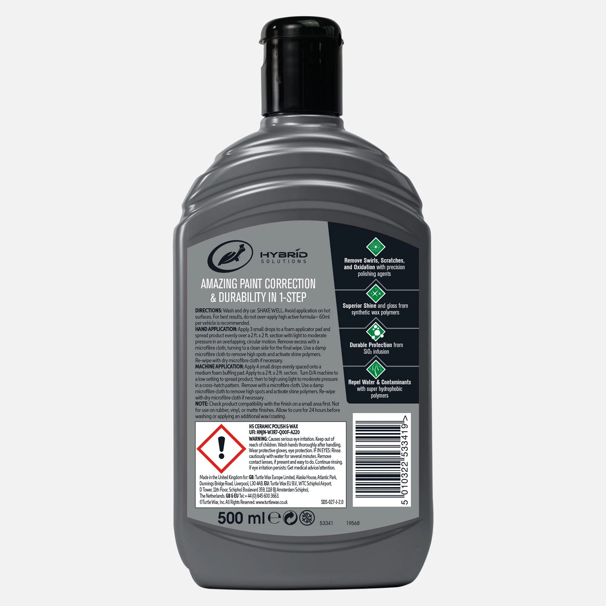 Hybrid Solutions Ceramic Polish & Wax, 500ml - Image 6