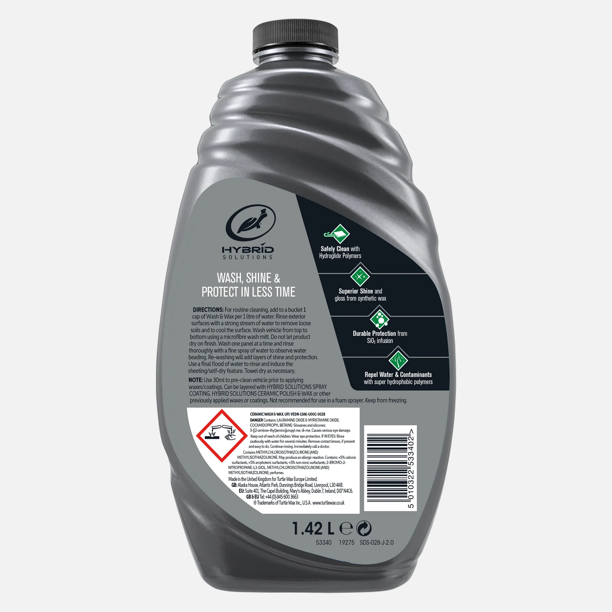 Hybrid Solutions Ceramic Wash & Wax, 1.4L - Image 7