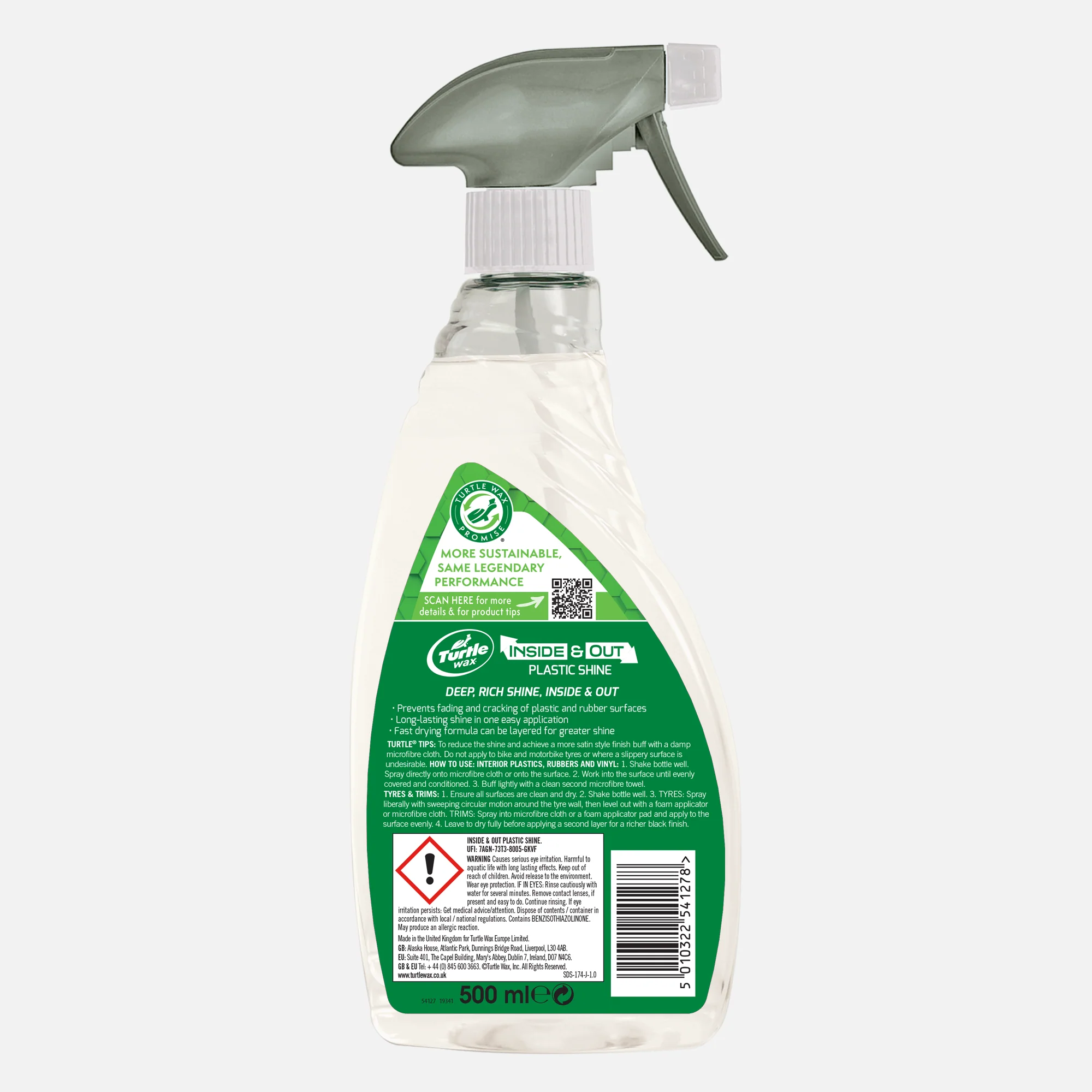 Inside & Out Plastic Shine, 500ml - Image 8