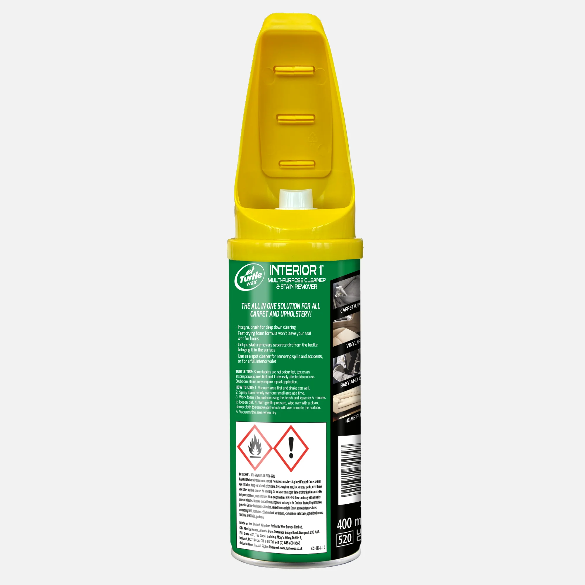 Interior 1™ Multipurpose Cleaner & Stain Remover, 400ml - Image 8