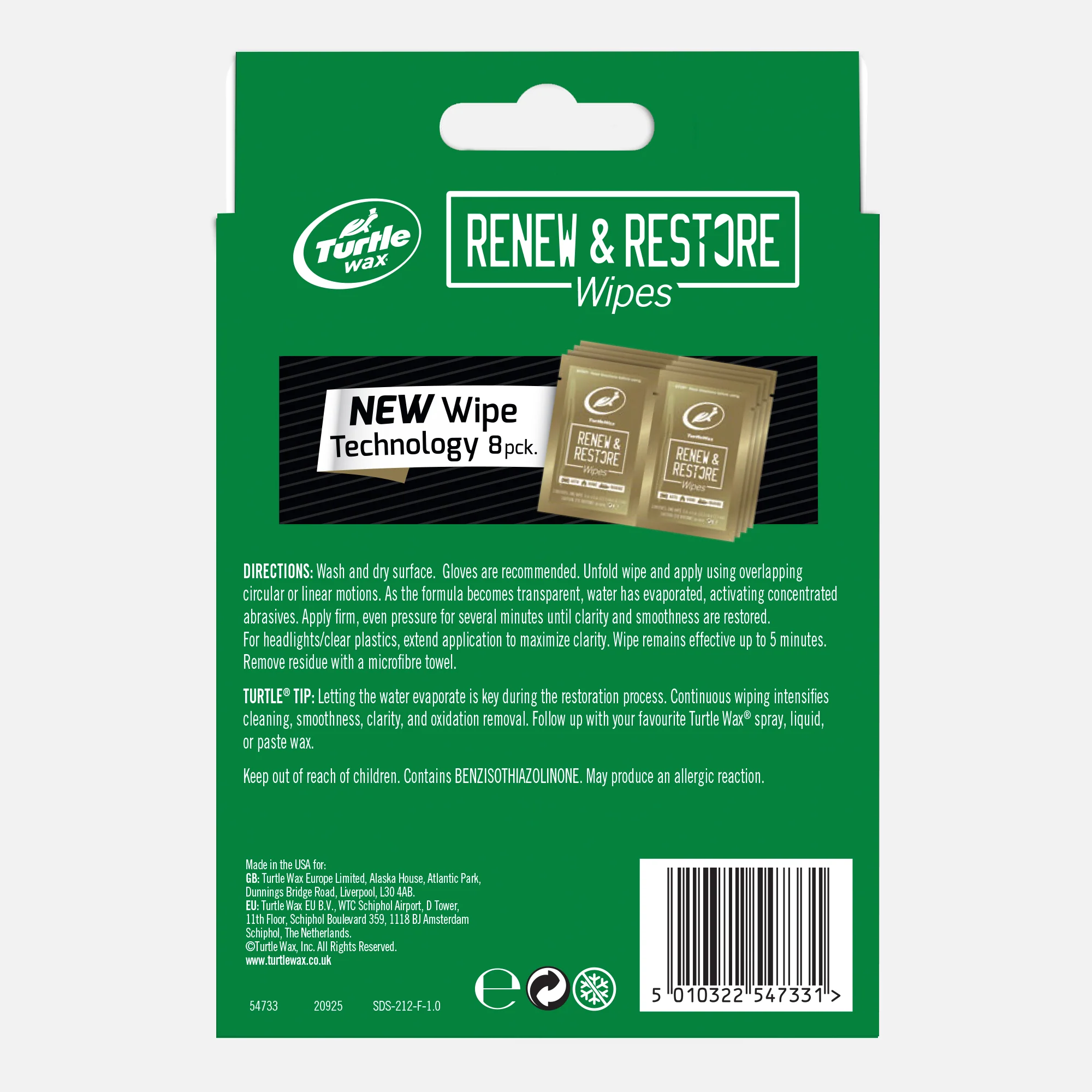 Renew & Restore Wipes, 8 pack - Image 8