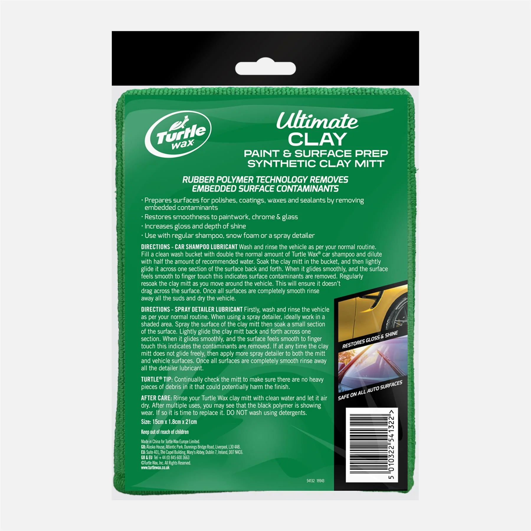Ultimate Clay Paint & Surface Prep Synthetic Mitt - Image 6