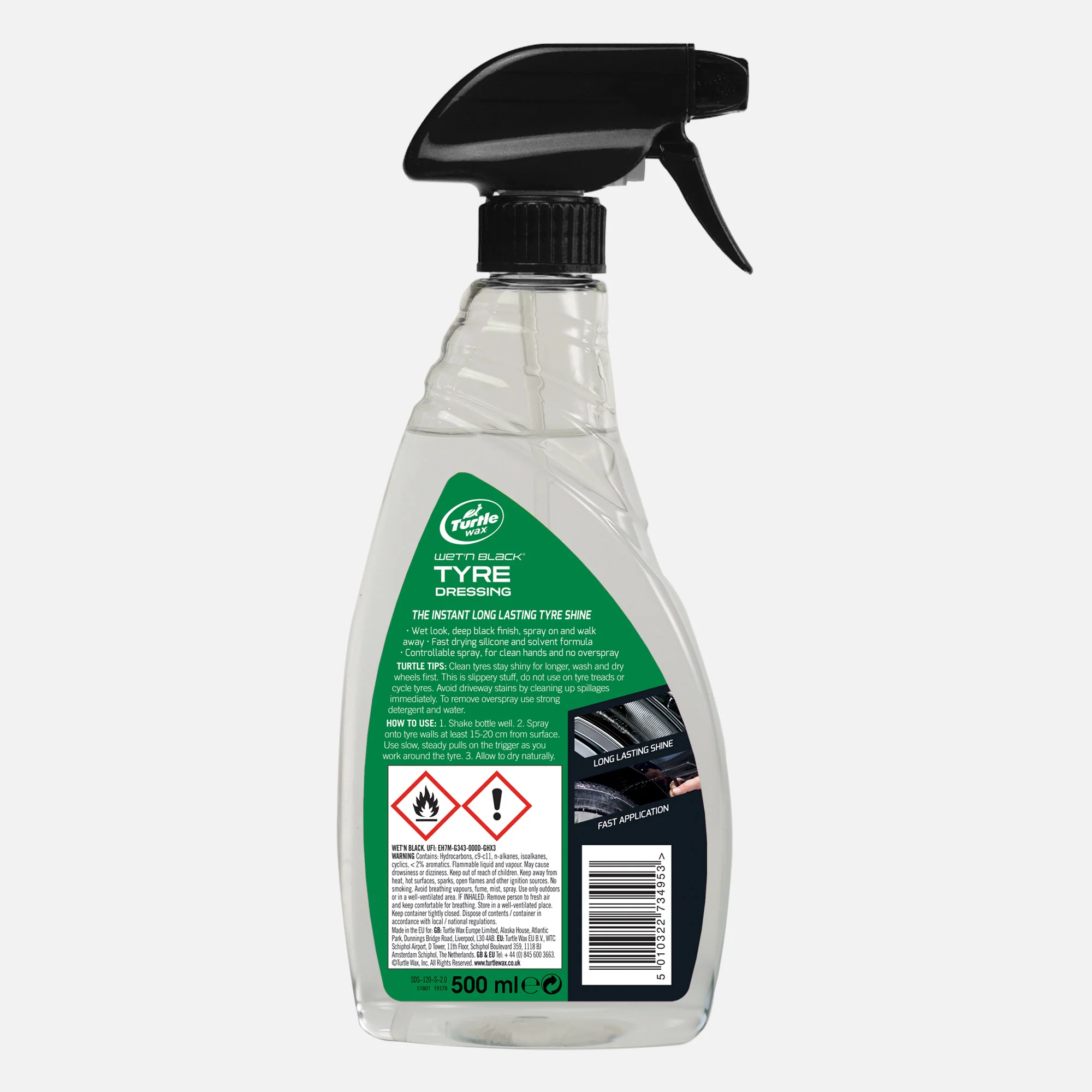 Wet'n Black® Tyre Dressing, 500ml - Image 7