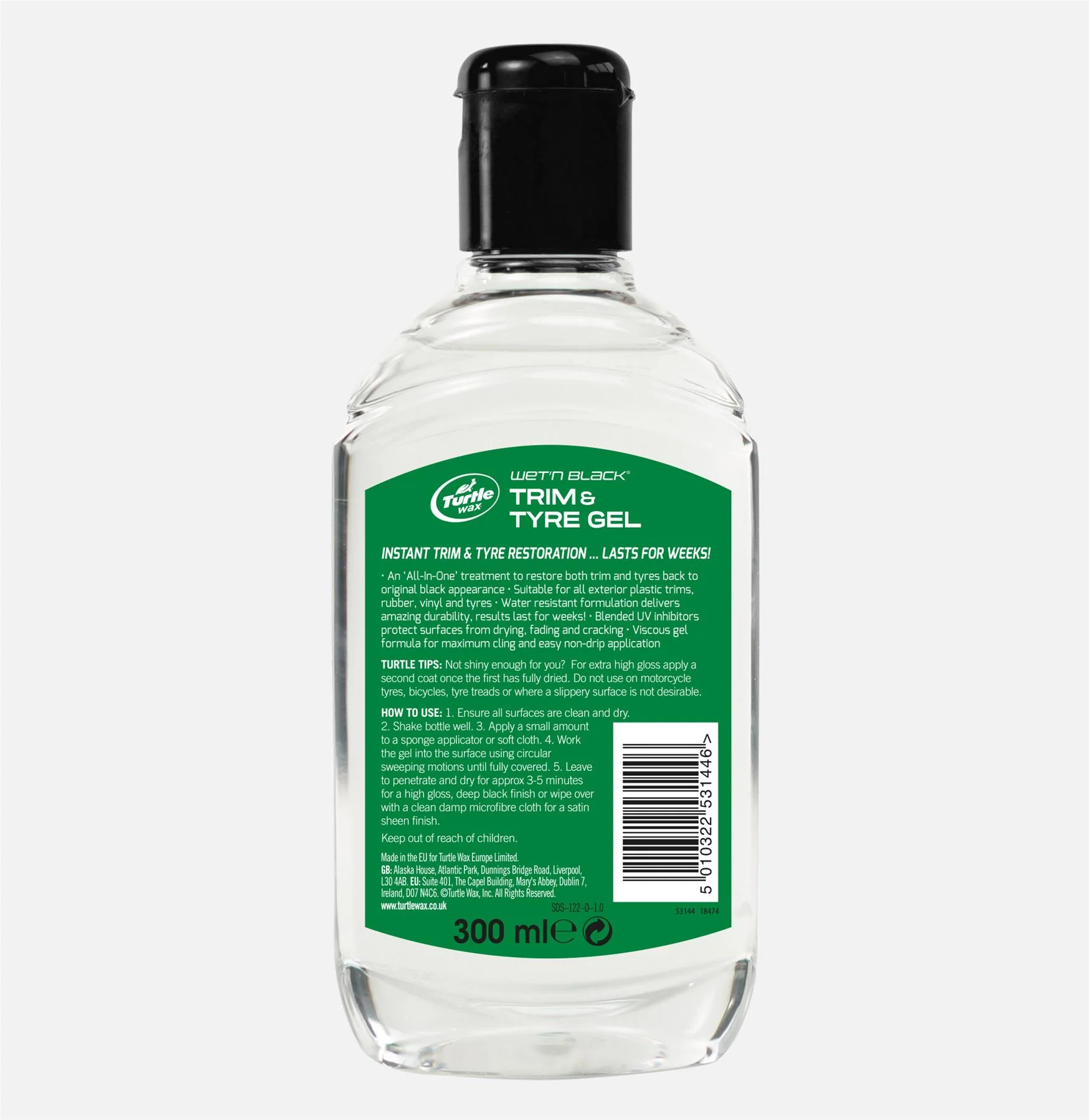 Wet'n Black® Trim & Tyre Gel, 300ml - Image 6