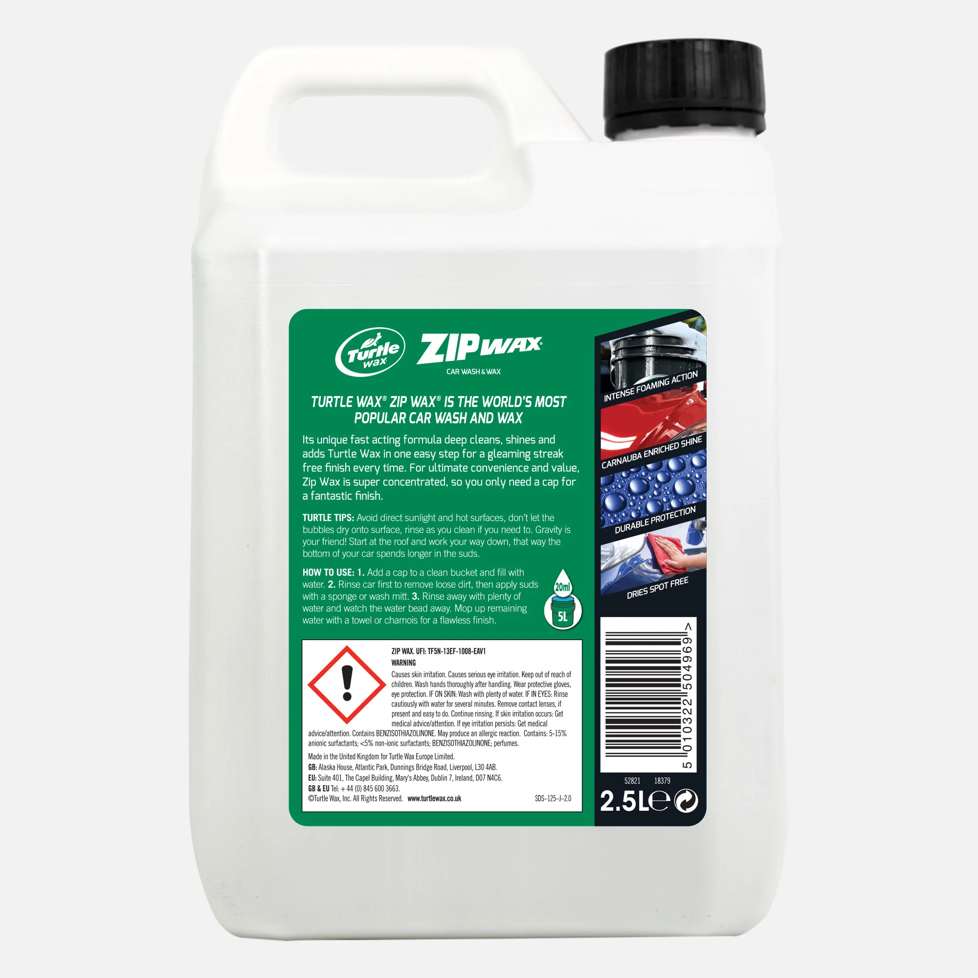 Zip® Wax Car Wash & Wax, 2.5L - Image 7