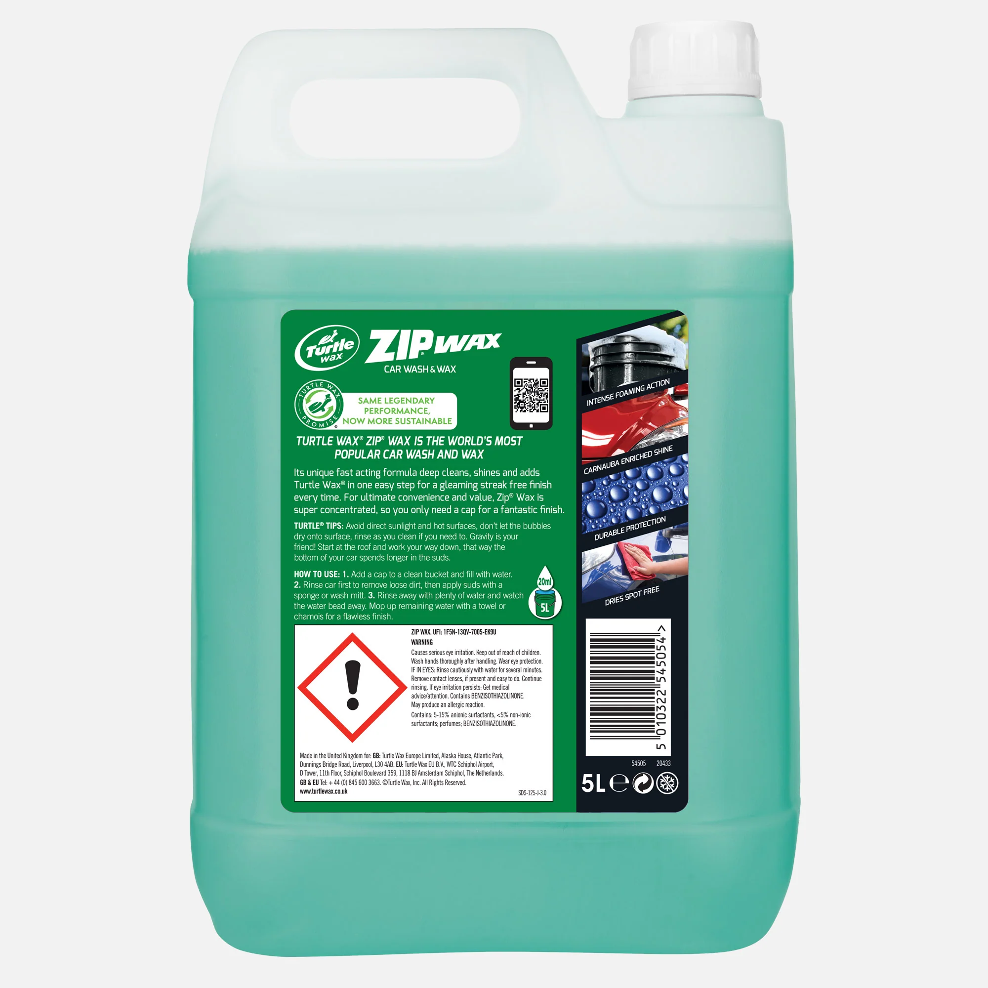 Zip® Wax Car Wash & Wash, 5L - Image 8